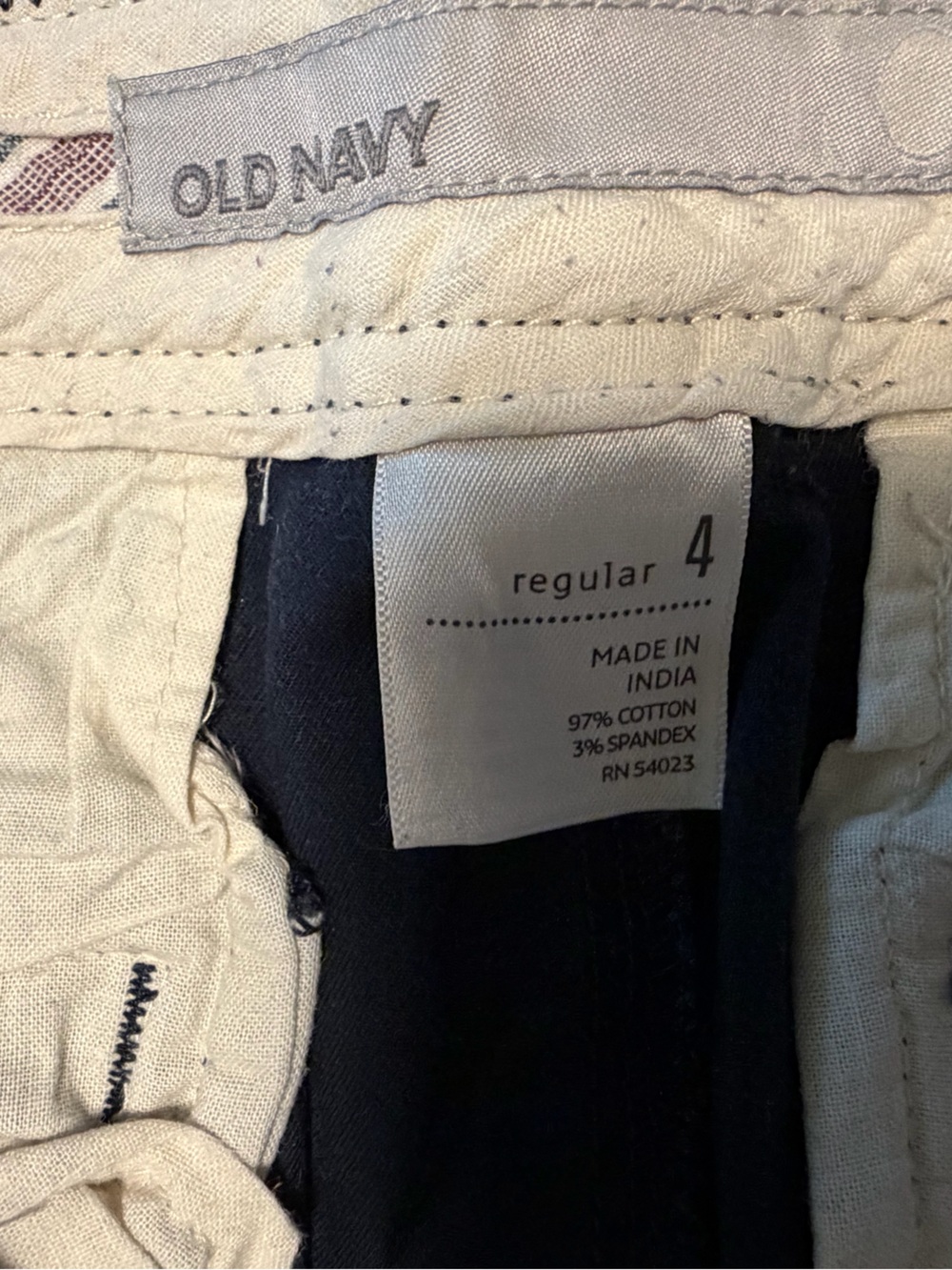 Old Navy Navy Blue Cotton Shorts - Picture 2 of 3